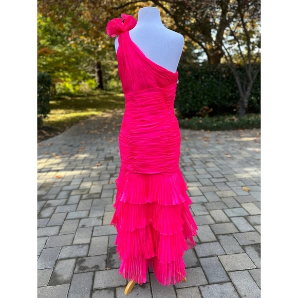Barbie Core Special Occasion Dress Hot Pink Wedding Guest Prom Pageant Cosplay - Picture 5 of 10